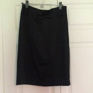 Satin type skirt